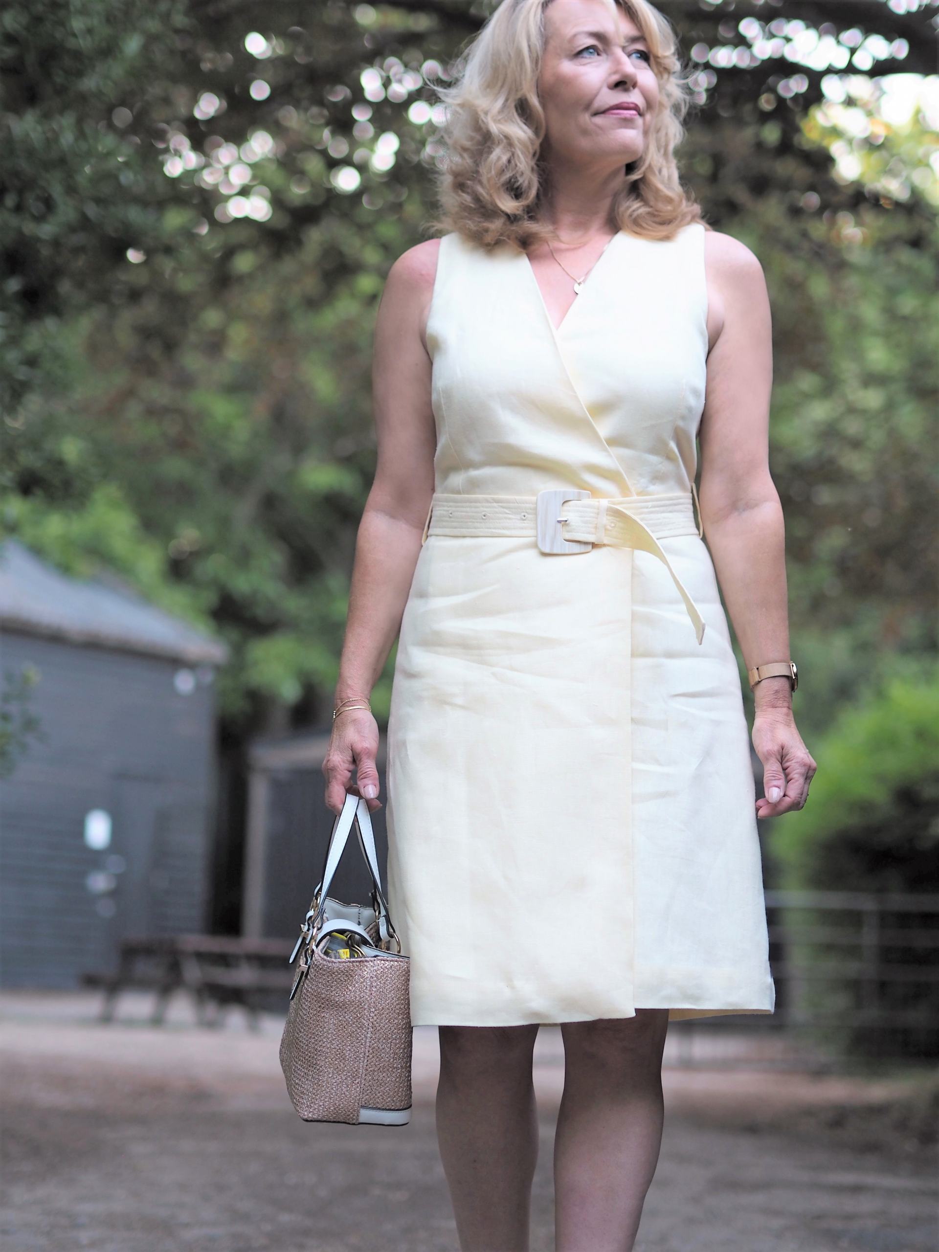 bon marche linen dresses